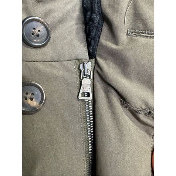 PRADA Milano Green Men Coat Size 48 - Picture 5 of 11